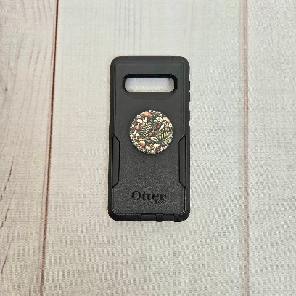 OtterBox Commuter Series Samsung Galaxy S10 Phone Case Black & Mushroom Pop